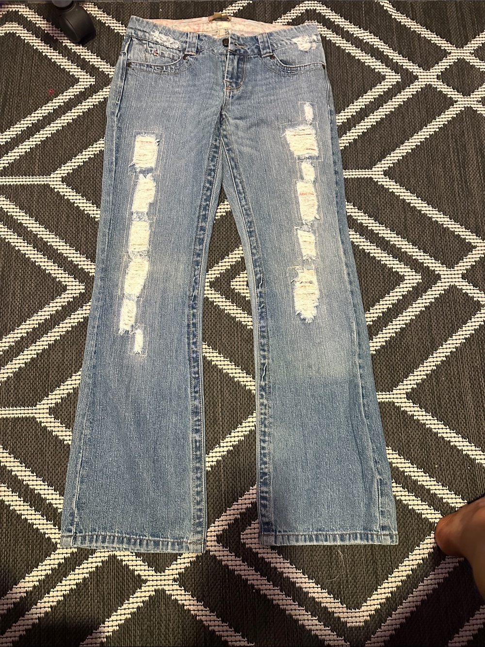 Y2K distressed candies, jeans, size 7